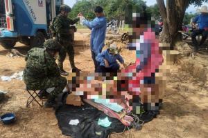 Mujer herida en Campo minado en zona rural de Tibú