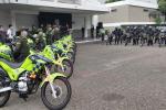 Alcaldía entregó motos a la Policía 