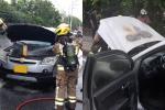 Incendio vehicular en Bucaramanga
