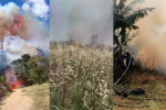 El incendio se dio entre los municipios de Tona, Matanza y Charta