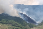 Grave incendio se registró en zona rural de Zapatoca. 
