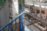 Infraestructuras afectadas en sedes de colegios en Bucaramanga.