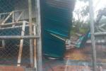 Cubierta afectada por vendaval en Chinácota, Norte de Santander