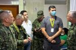 Cúpula militar visita a uniformados heridos en el Catatumbo 