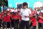 Estudiante de la sede educativa Francisco de Paula Santander en el sector de La Pista en el Catatumbo