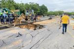 Daño en capa asfáltica en zona céntrica de la ciudad de Cúcuta  