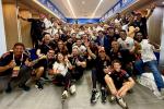 Selección Colombia celebrando la clasificación al Mundial