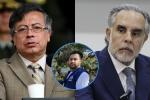 El presidente Gustavo Petro; el ministro del Interior, Armando Benedetti, y el personero de Ocaña, Jorge Bohórquez