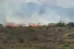 Incendio forestal en Los Santos, Santander