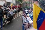 Manifestación a favor de Nicolás Maduro en Bucaramanga