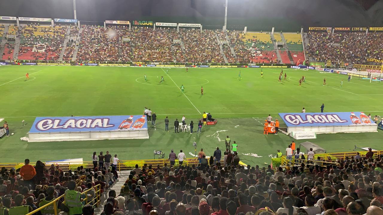 Así se cantó el gol de la victoria. Deportes Tolima 1-Atlético Nacional 0 - Alerta Tolima