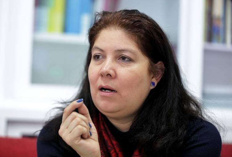 Alejandra Barrios, directora de la Misión de Observación Electoral, en Bogotá