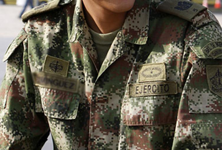 Soldado del Ejército Nacional