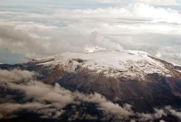 Volcán Nevado del Ruiz.