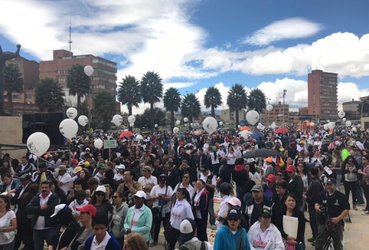 Marcha profesores Fecode