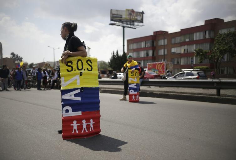 Marchas de los estudiantes universitarios en Bogotá 9