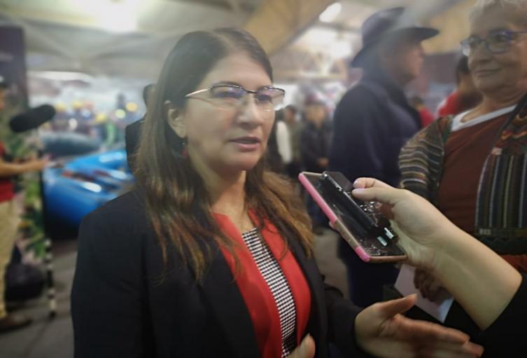 Sandra Ramírez, senadora del partido Farc