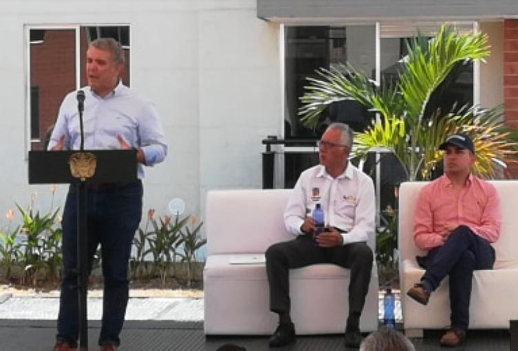 Presidente Iván Duque resaltó el compromiso que tiene el gobierno nacional con Ibagué y el Tolima 