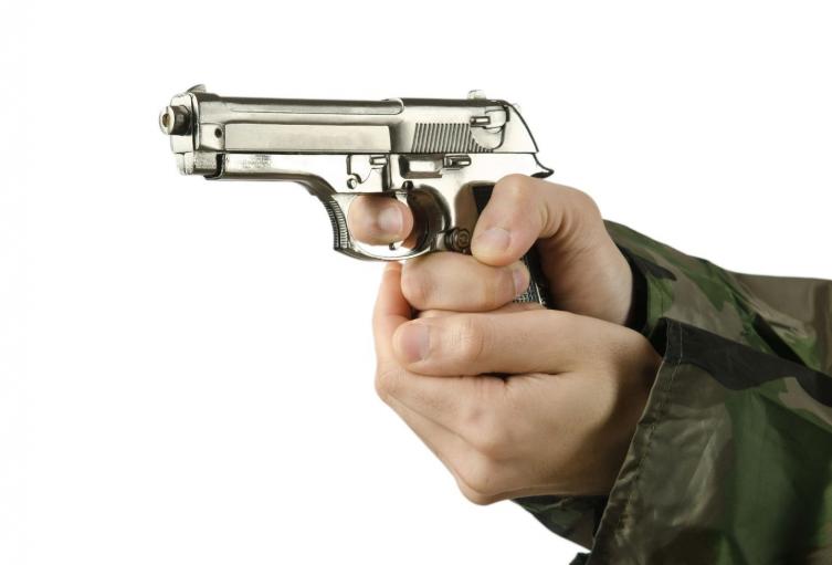 Porte de armas. Imagen de ilustración