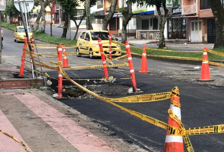 Huecos en Ibagué