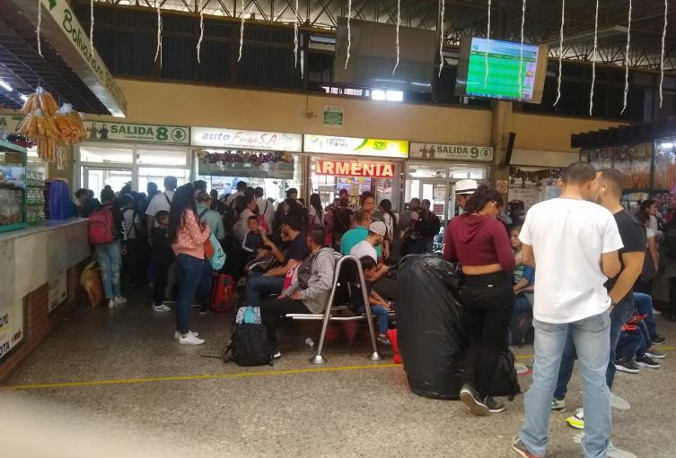 Terminal de transportes de Ibagué.