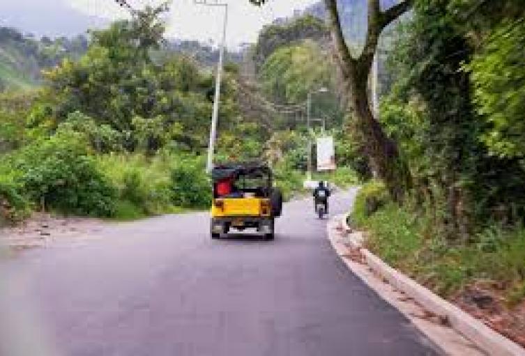 Ruta hacia el Cañón del Combeima