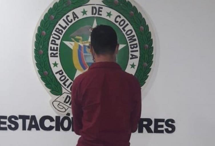 El capturado fue puesto a disposición de la Fiscalía 47 local del municipio de Dolores Tolima