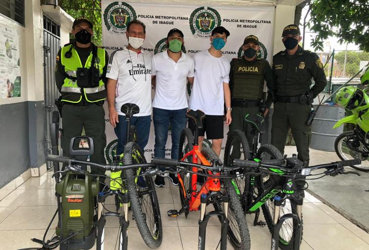 Recuperaron bicicletas en Ibagué