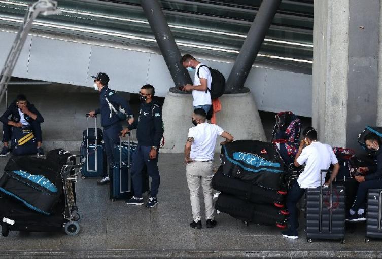 El team europeo dio la bienvenida a los ciclistas