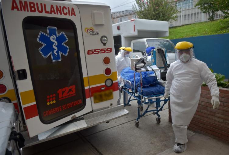 Pacientes contagiados de coronavirus en Bogotá