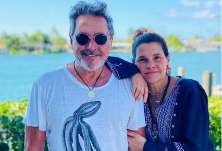 Ricardo Montaner y su esposa