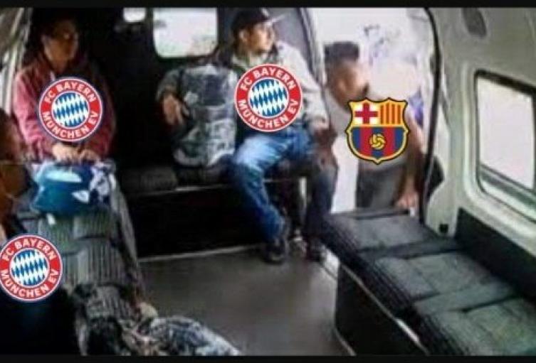 Memes que dejó el Barcelona (2) Bayern (8)