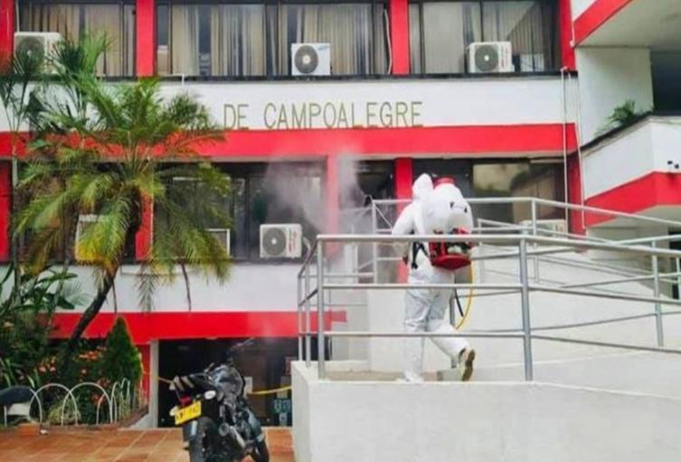 Desinfección en bienes Fiscales 