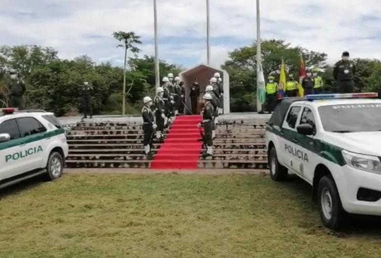 Policía conmemora los 35 años de la tragedia de Armero