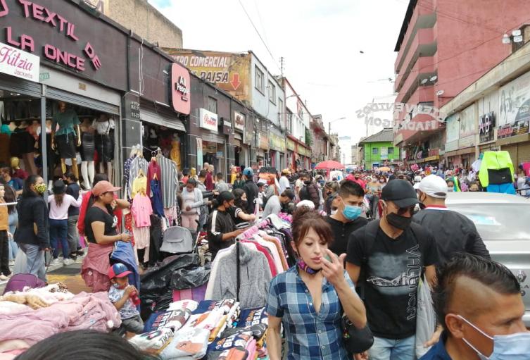 Compras en San Victorino
