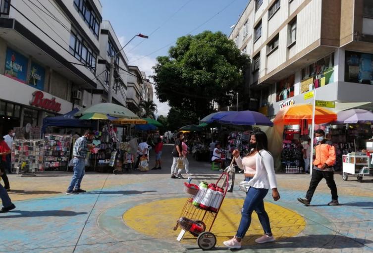 vendedores informales de Ibagué zona centro
