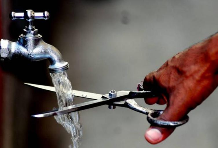No hay agua