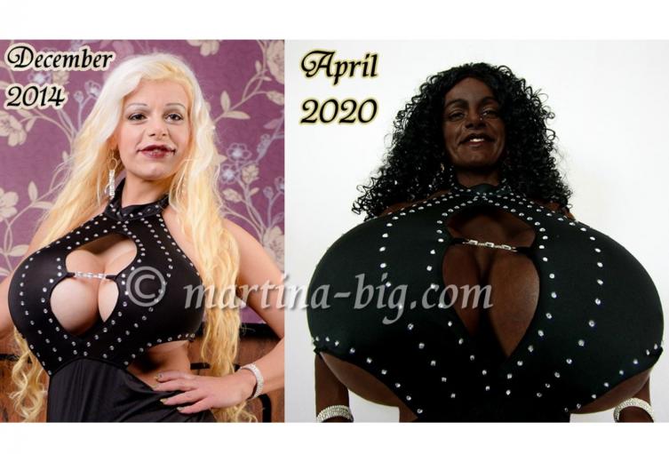 Martina Big, mujer que dice sentirse negra y cambió color de piel