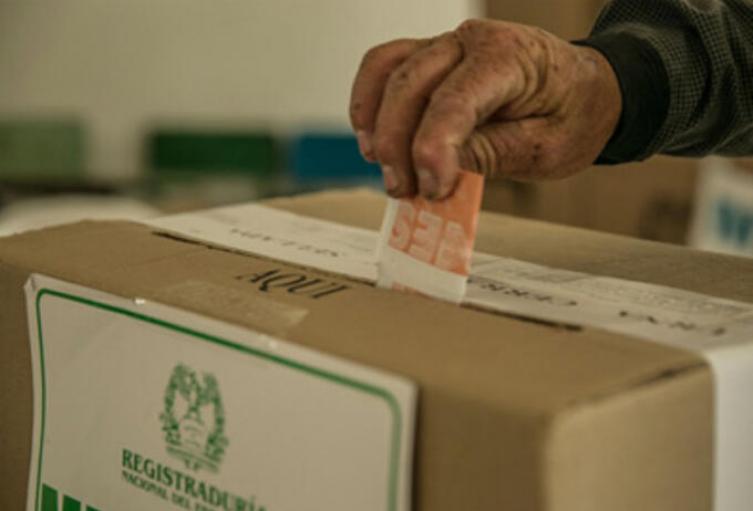 Votaciones en Colombia. (Imagen referencial).