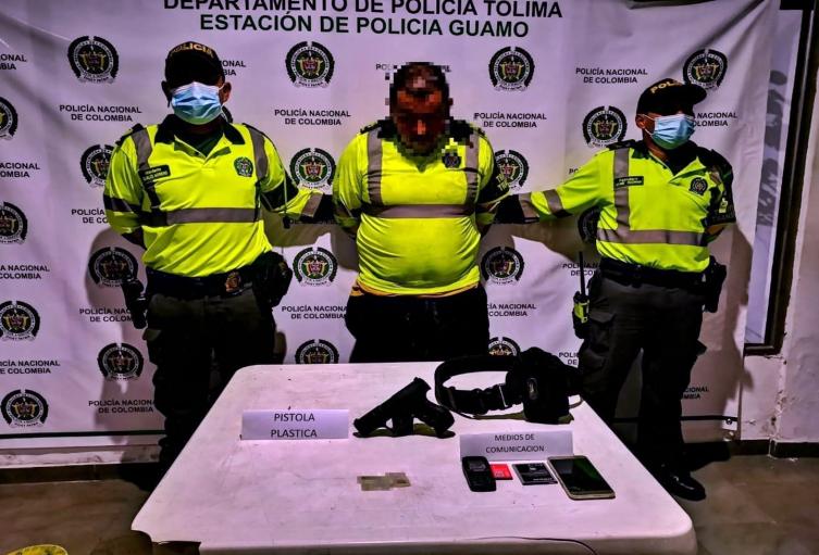 A la cárcel falso Policía de Tránsito que intentó hurtar con sus ‘compinches’ por las vías del Guamo