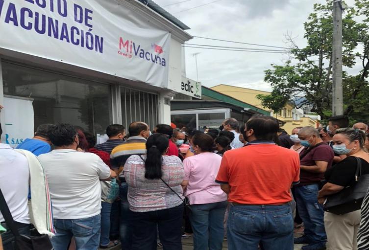 aglomeraciones en la IPS Promover