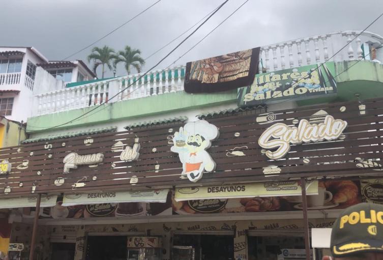Dos lesionados dejó balacera en la panadería Ricuras del Salado