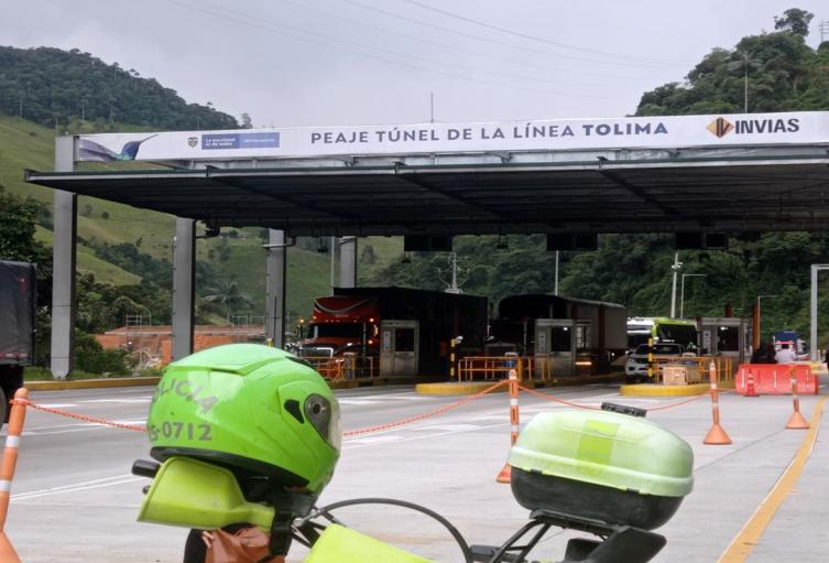 Vía hacia La Línea por el Tolima 2021