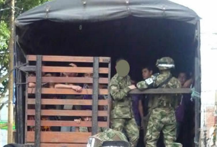 El Ejército negó a la Alcaldía esta práctica.