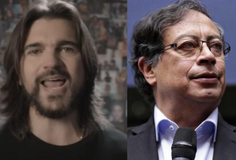 Juanes y Gustavo Petro