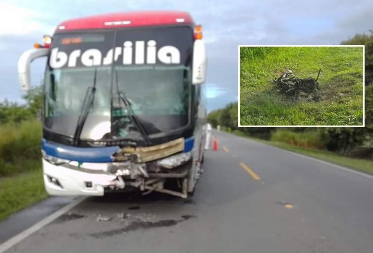 ¡Siniestro faltal! Murió motociclista tras chocar contra una Brasilia en Alvarado