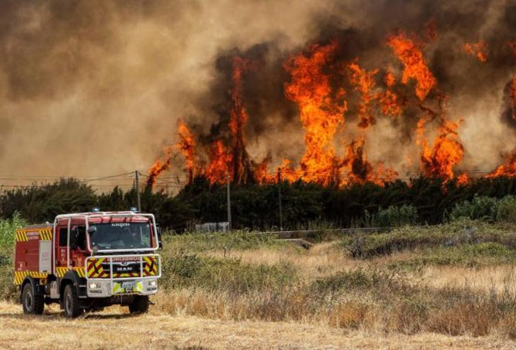 Incendio en España