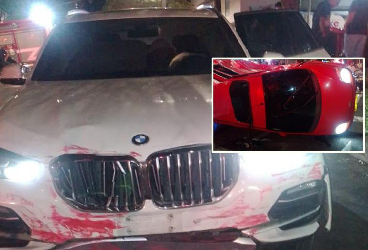 Presuntos problemas pasionales generaron violento accidente sobre la 37 con 6ª en Ibagué