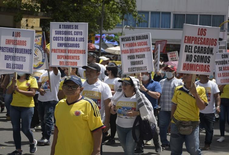 Marchas contra Petro en Cúcuta