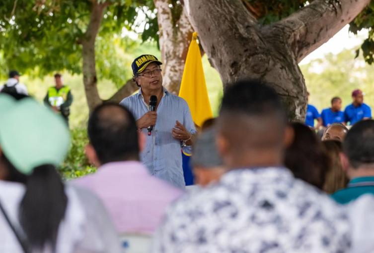 Presidente, Gustavo Petro.